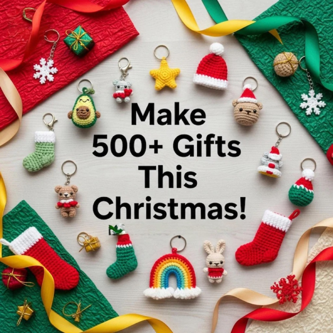 500+ Christmas Crochet Patterns Mega Bundle: 500+ Amigurumi, Decor, Wearables, Bags (PDF Download) | Millionsofpatterns