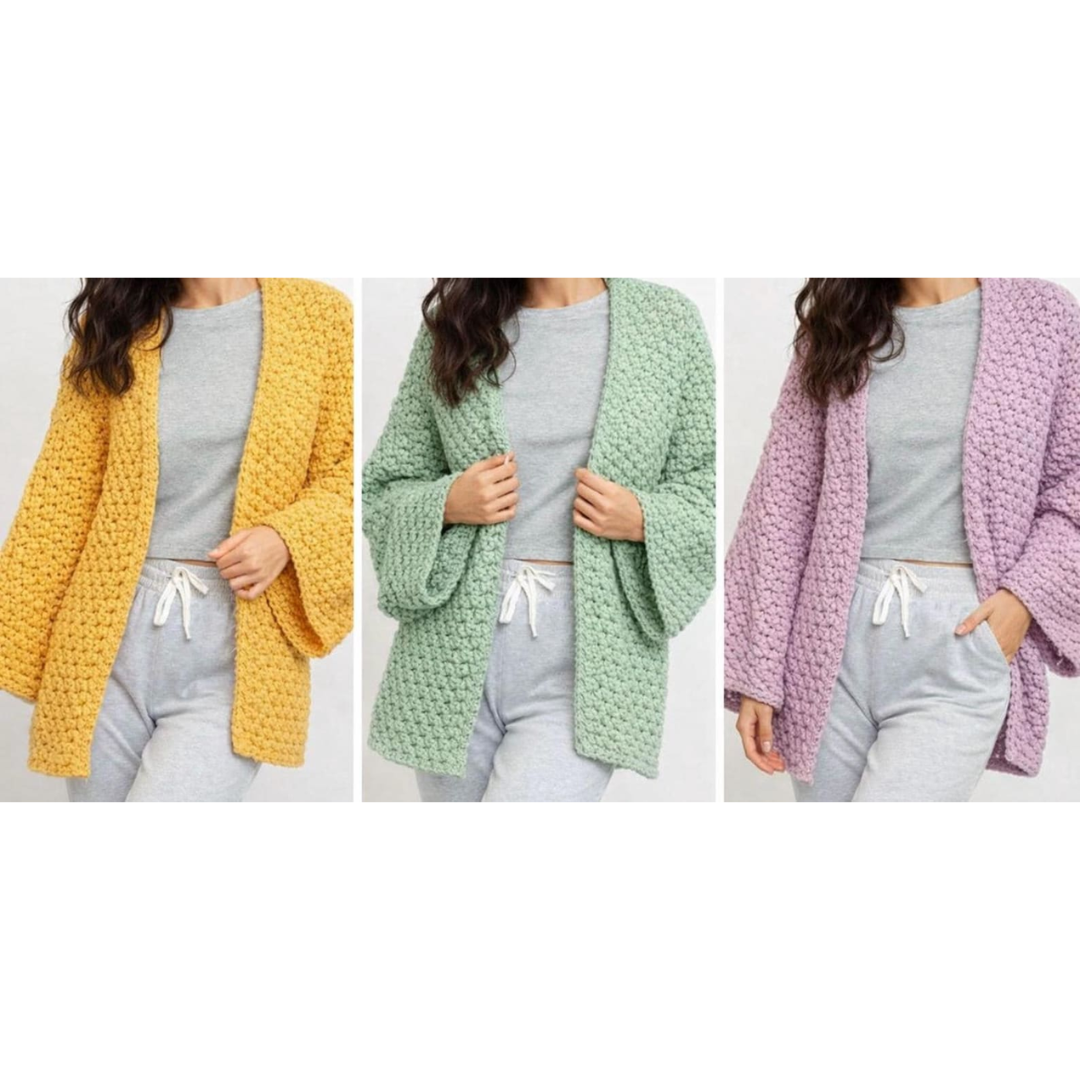 50 patterns Cardigan & Sweater crochet Bundle Mega Crochet Bundle 50 Cardigan and Sweater Patterns - tutorial step by step instructions pdf