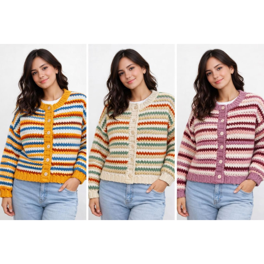 50 patterns Cardigan & Sweater crochet Bundle Mega Crochet Bundle 50 Cardigan and Sweater Patterns - tutorial step by step instructions pdf