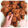 Mini Teddy Bear Crochet Pattern PDF, Amigurumi Keychain Tutorial, Cute Plush Toy DIY, Handmade Gift Idea, Crochet Teddy bear Pattern