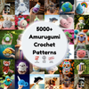 5000+ Amigurumi Crochet Patterns Bundle, Plushies, Animals, Characters, PDF Download