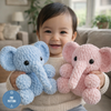 Baby Elephant Crochet Pattern PDF, Amigurumi, Beginner Friendly