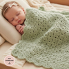 Easy Baby Blanket Crochet Pattern PDF, Shell Stitch Beginner Friendly Tutorial, Quick Digital Download