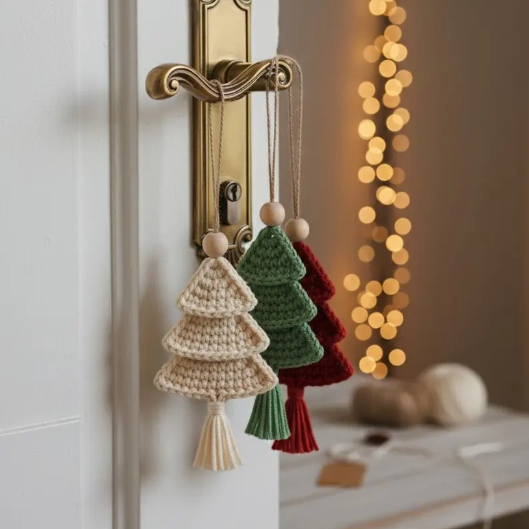 Crochet Christmas Tree Ornament Pattern - PDF Download