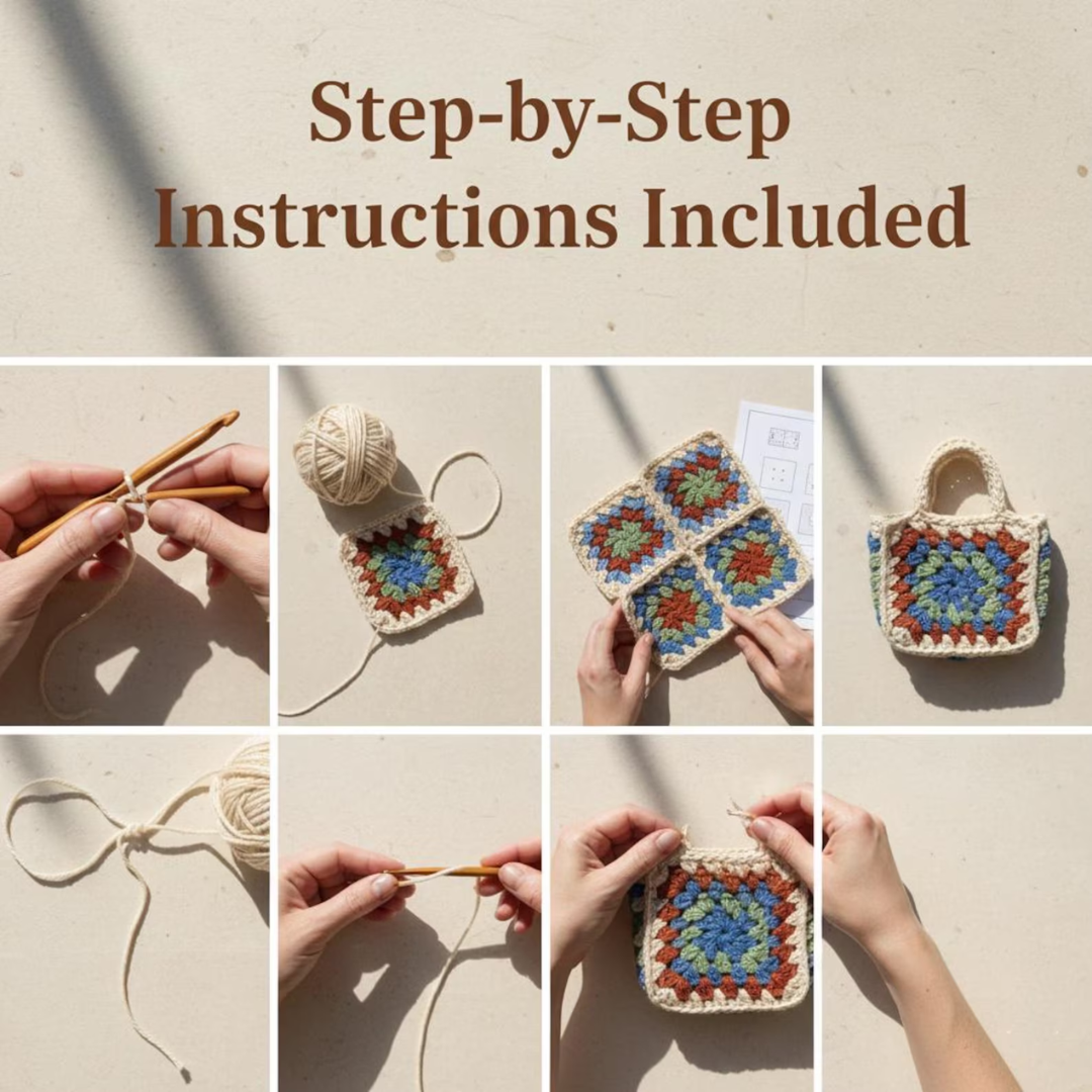 200+ Crochet Bag & Pouch Patterns Mega Bundle: Boho, Modern, Vintage Styles PDF Instant Download