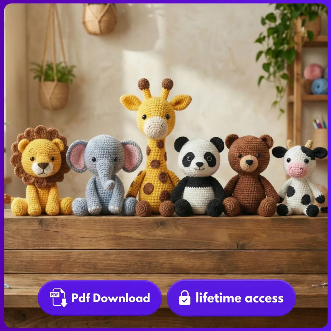 1450+ Crochet Patterns Mega Bundle, New Amigurumi PDF Collection, DIY Crochet Toys & Designs, Digital Pattern Library