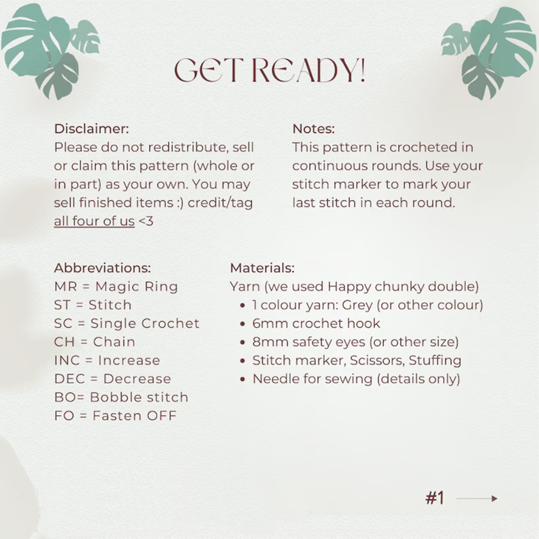 Happy the Hippo, NO-SEW crochet amigurumi PDF Pattern, adorable cute chonky hippo super quick and easy project for markets or gifts.