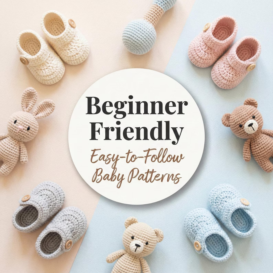 50+ Crochet Baby Patterns Bundle: 60+ Blankets, Booties, Amigurumi (PDF Download), Digital Downloads