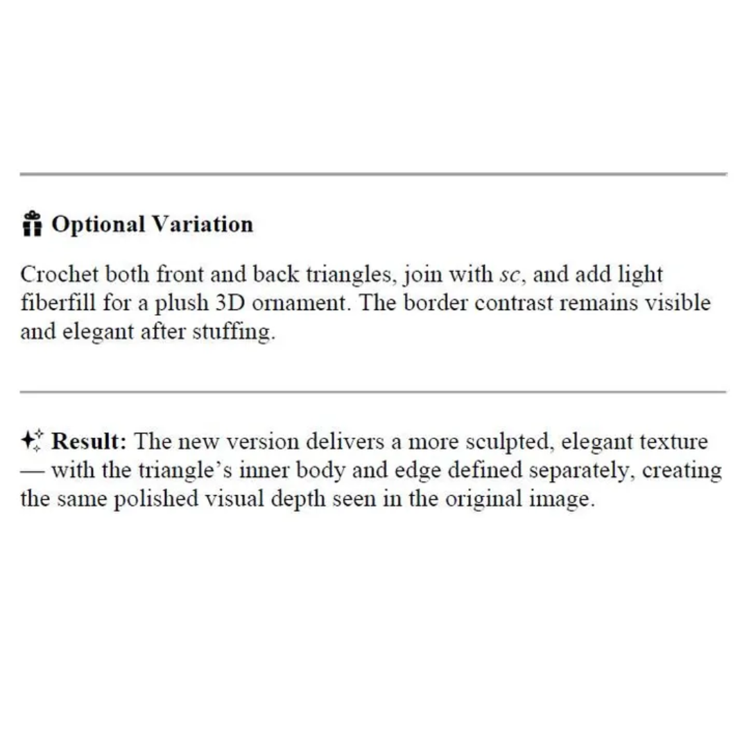 Crochet Christmas Tree Ornament Pattern - PDF Download
